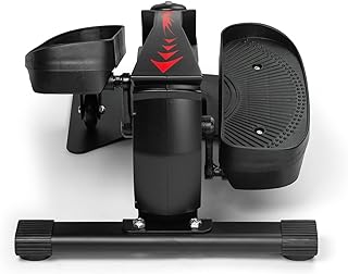 HOMCOM Stepper, Maniglie, Step Fitness con Monitor LCD per Casa e